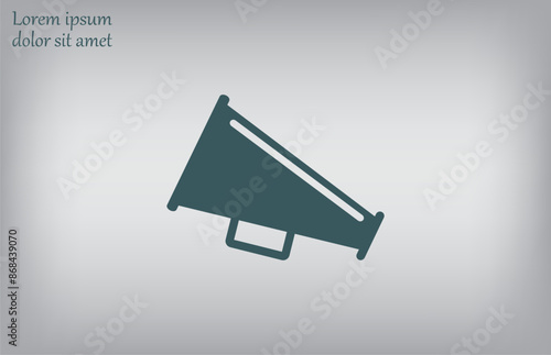 Vector illustration, gray background.
