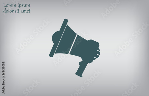 Vector illustration, gray background.