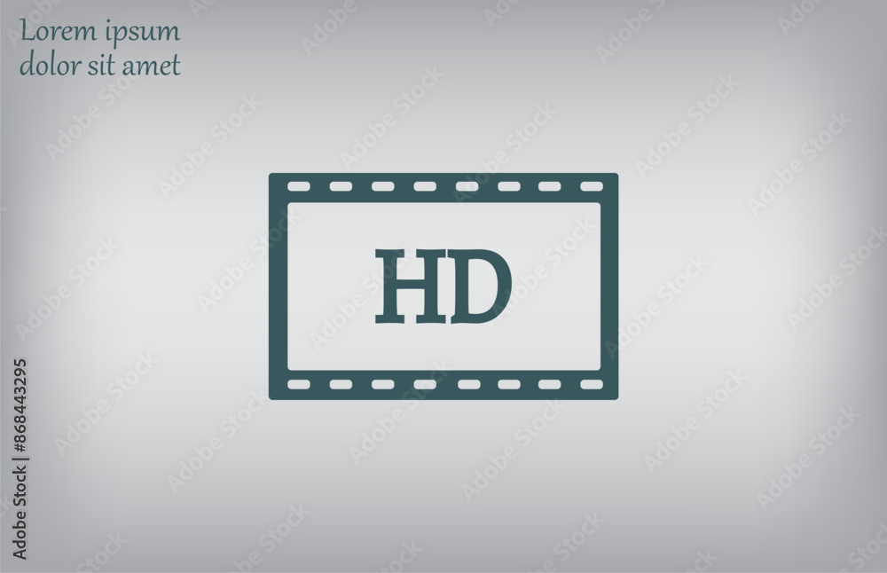 Obraz premium Vector illustration, gray background.