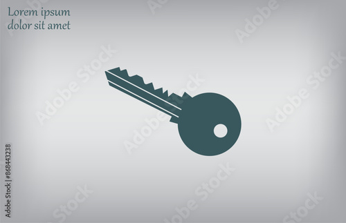 Vector illustration, gray background.