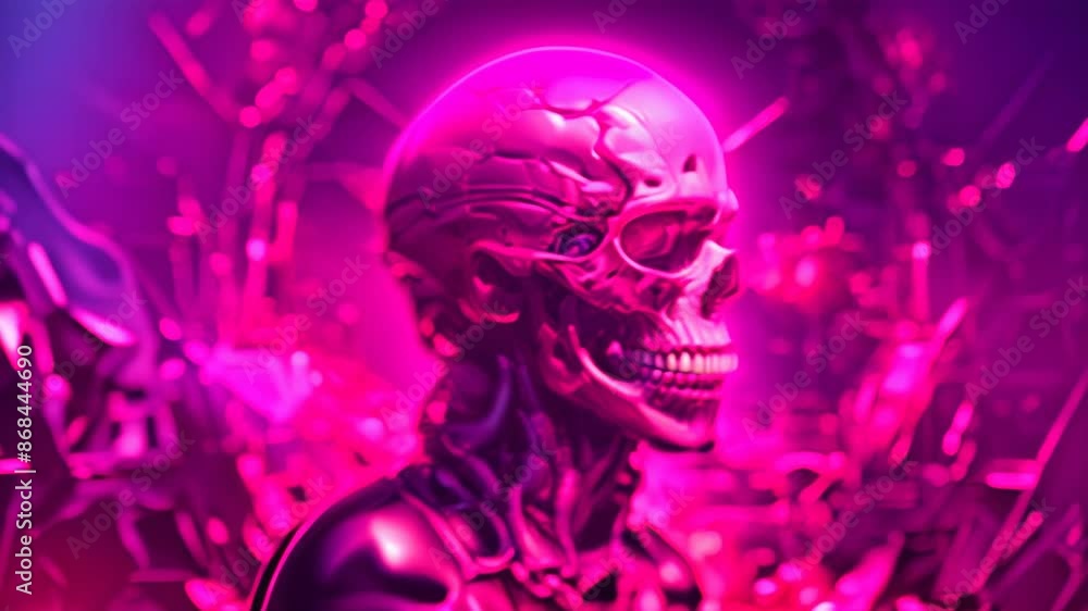 background with a skull background with a skull