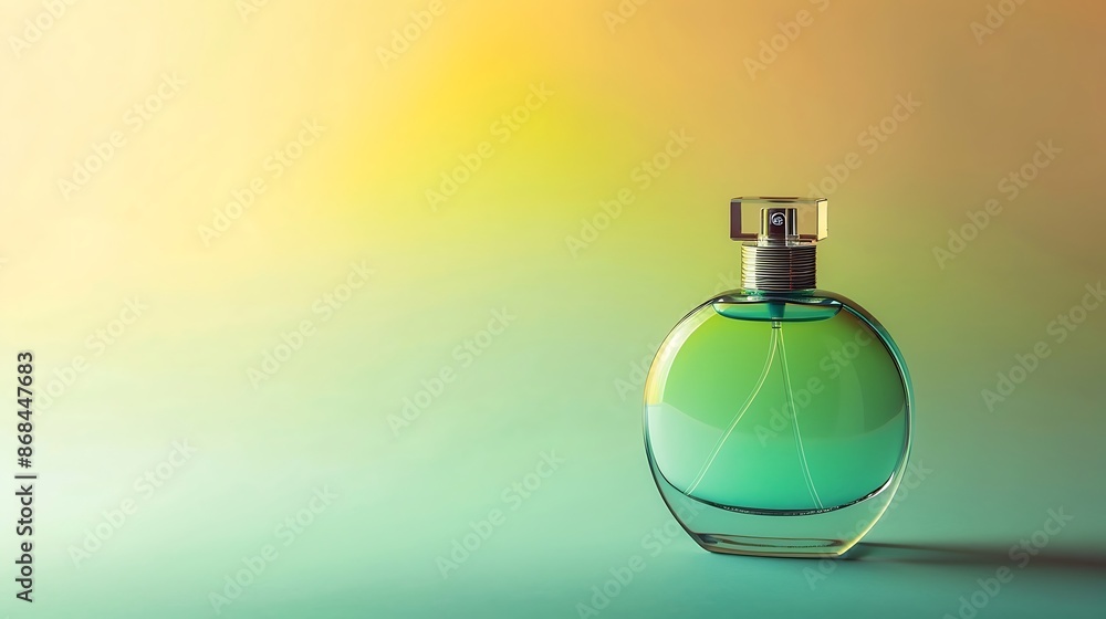 perfume bottle in different colorful contrast with text space isolated on the gradient background abstract water and splashes lubricant perfume background perfume bottle in different colorful contrast with text space isolated on the gradient background abstract water and splashes lubricant perfume background