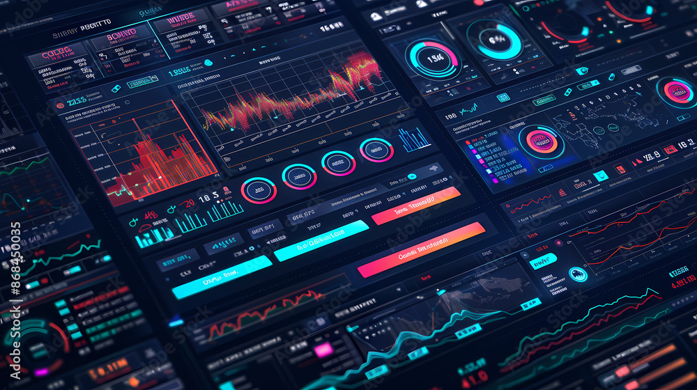 Trade platform ui design, space for text, vector illustration Trade platform ui design, space for text, vector illustration
