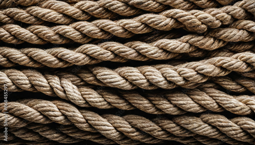 Close up of rope with natural texture Close up of rope with natural texture