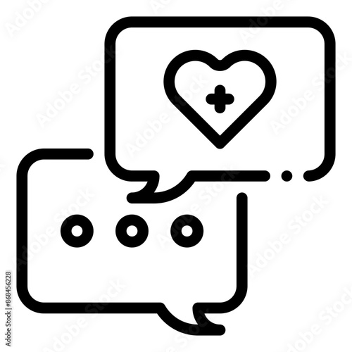 medical chat icon