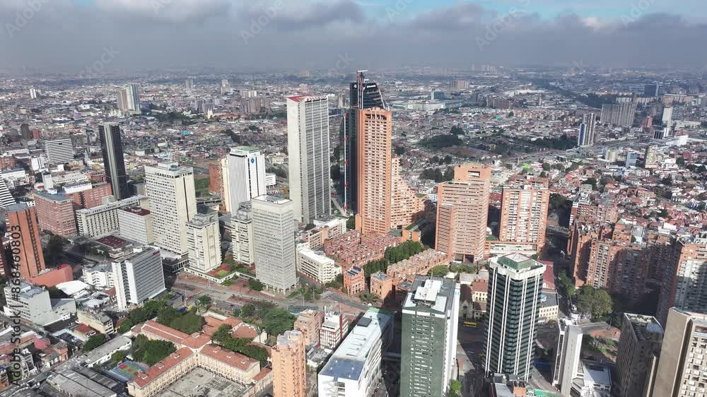Financial Center At Bogota District Capital Colombia. Cultural Heritage Bogota District Capital. Business Sky Downtown Cityscape. Business Outside Downtown Backgrounds Panorama. Financial Center At Bogota District Capital Colombia. Cultural Heritage Bogota District Capital. Business Sky Downtown Cityscape. Business Outside Downtown Backgrounds Panorama.