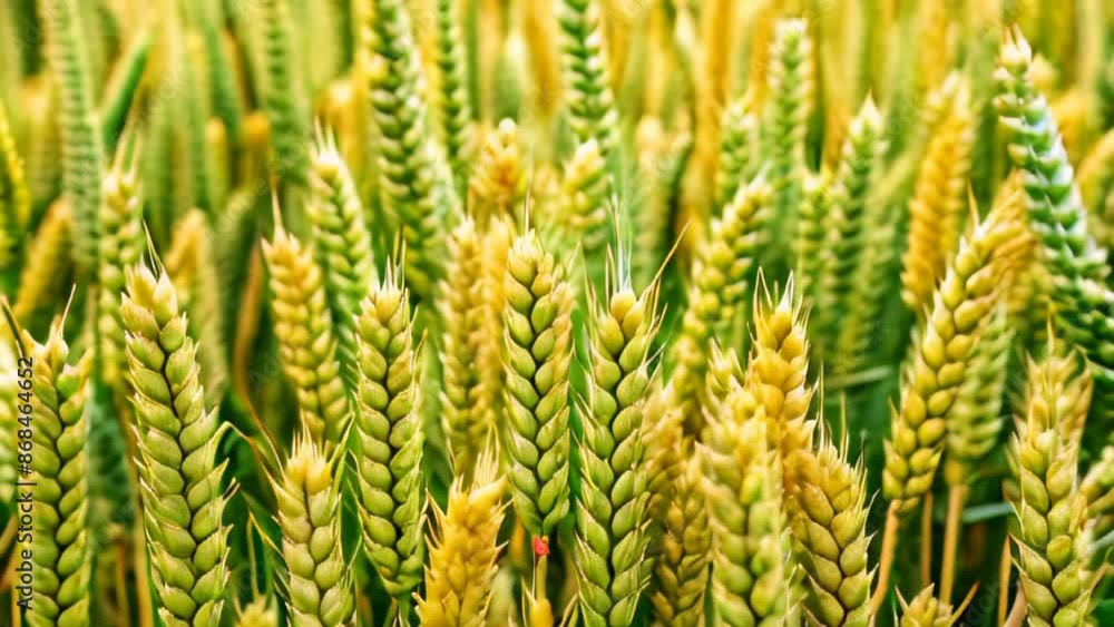 Close-up of a wheat field