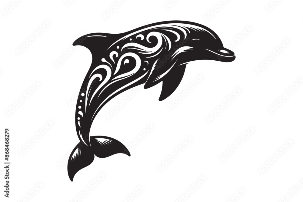 Dolphin vector art illustration Dolphin vector art illustration