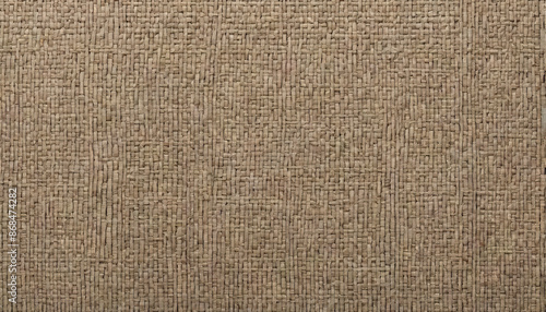 Woven brown tatami mat fabric texture