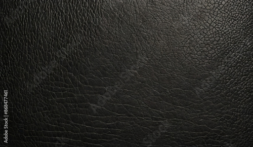 Black leather texture with smooth surface.