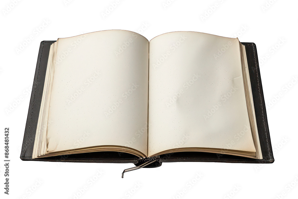 PNG Blank Open Book Isolated on Transparent Background - AI Generated PNG Blank Open Book Isolated on Transparent Background - AI Generated