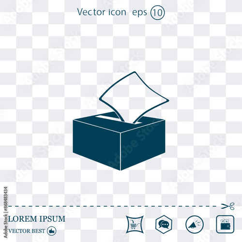 Vector illustration, light background.