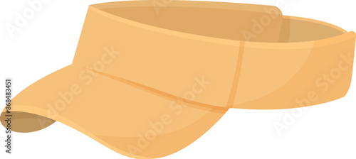 Sun visor cap protecting from sunlight, summer hat for outdoor activities