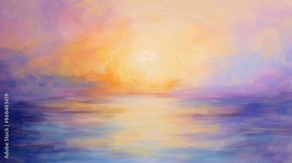 Abstract Whimsical Pastel Blurs Abstract Whimsical Pastel Blurs