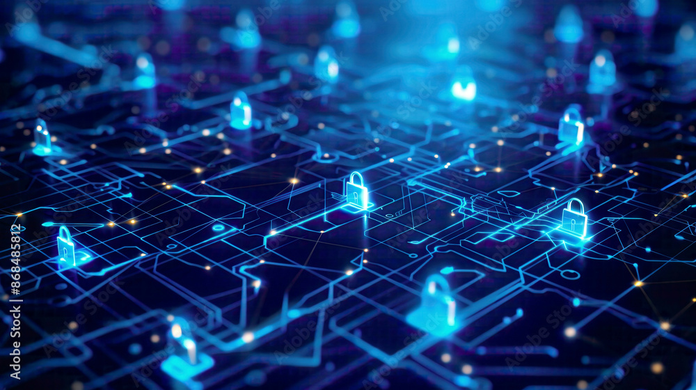 Future technology web services for business and internet projects cybersecurity and network protection theme digital lock symbols and interconnected network lines Future technology web services for business and internet projects cybersecurity and network protection theme digital lock symbols and interconnected network lines