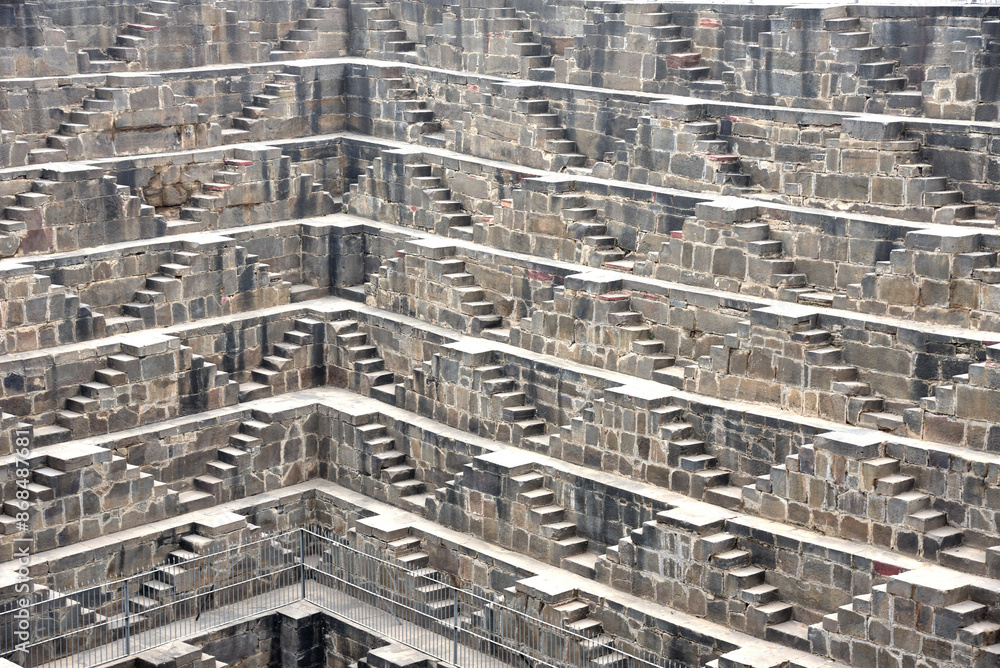 Chand Baori Stepwell is the most famous landmark in Jaipur, India
Chand Baori Stepwell is the most famous landmark in Jaipur, India