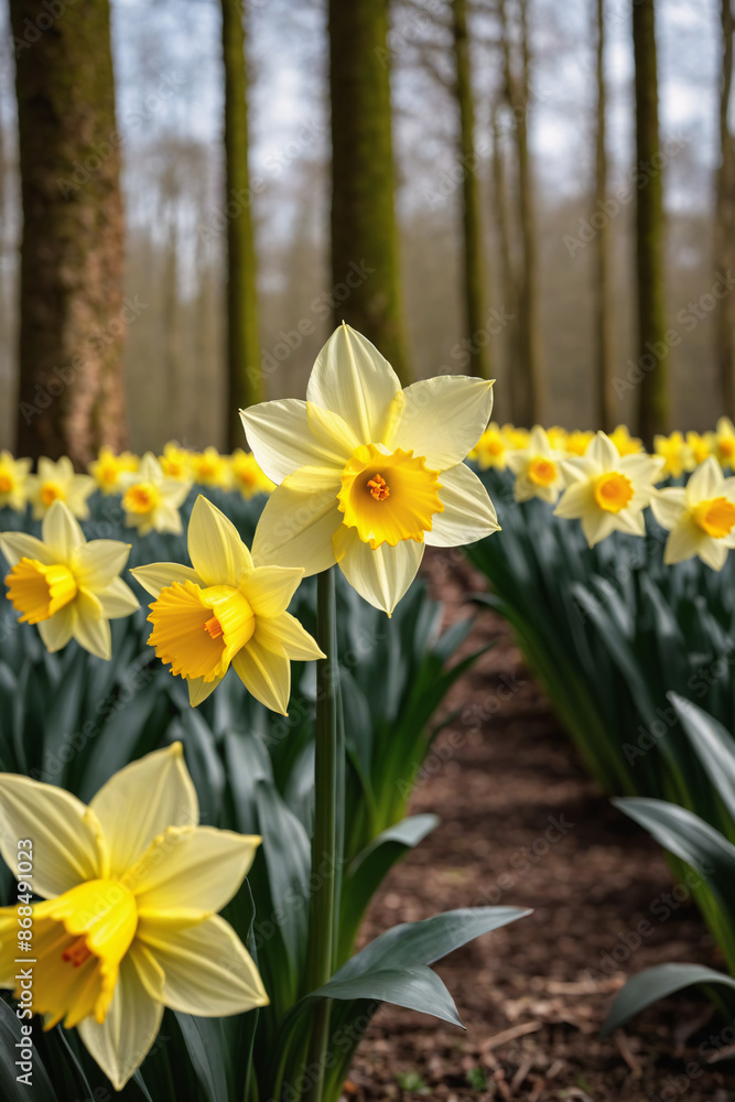 Fragile Petals of Daffodil Flowering in Harmony with Springtime
Fragile Petals of Daffodil Flowering in Harmony with Springtime