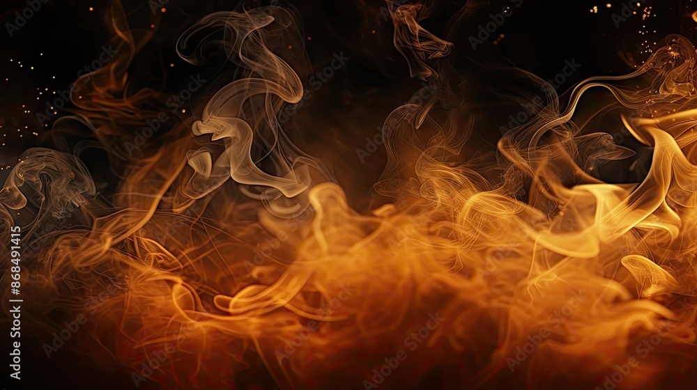 Fototapeta premium Smoke exploding outward