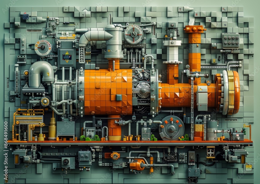 periodic table of brick, technical specifications, nuclear, annotated, highly detailed, diagrammatic, full color periodic table of brick, technical specifications, nuclear, annotated, highly detailed, diagrammatic, full color