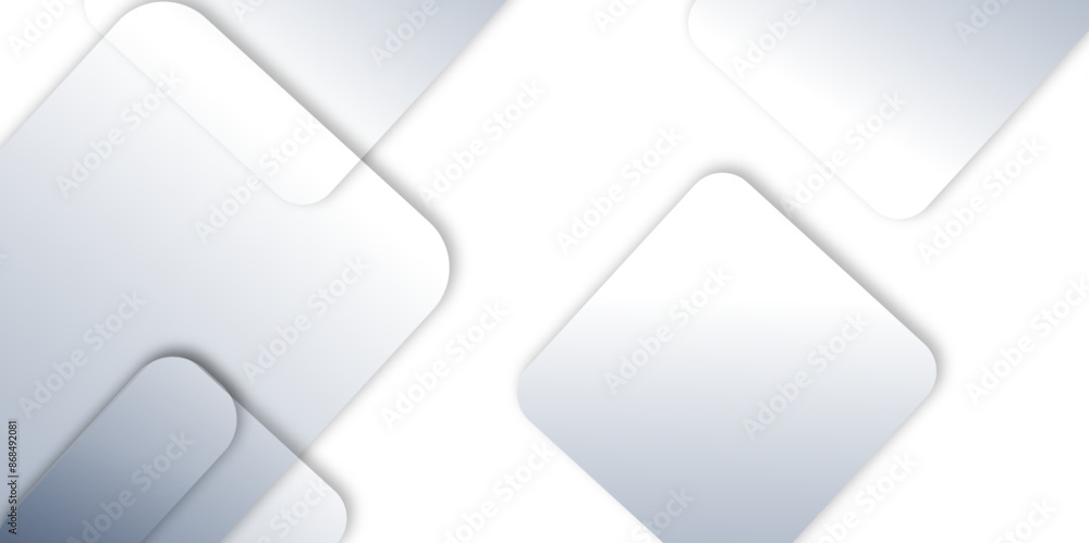 Abstract smooth light and gray geometry square shape paper futuristic concept background. Vector illustration Abstract smooth light and gray geometry square shape paper futuristic concept background. Vector illustration