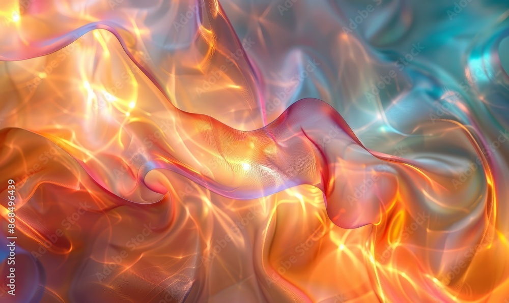 Obraz premium Abstract light reflections