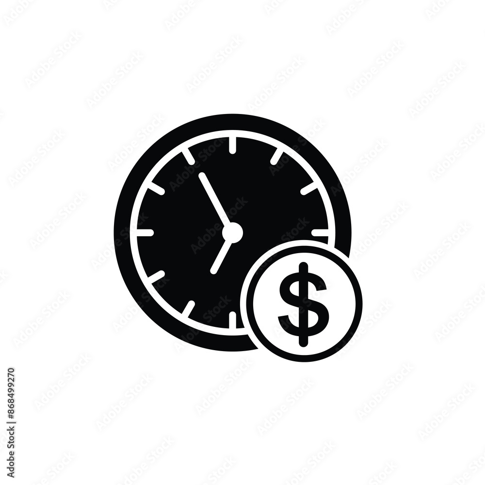 Time and clock line icon. Time and clock vector illustration eps10. Time and clock line icon. Time and clock vector illustration eps10.