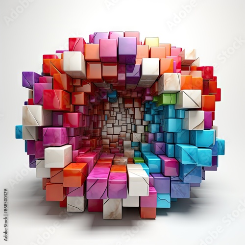 trinomial cubes UHD Wallpaper