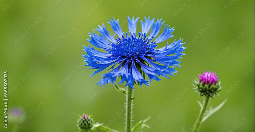 Graceful Cluster of Cornflower Flowers Dancing in Gentle Breeze
Graceful Cluster of Cornflower Flowers Dancing in Gentle Breeze