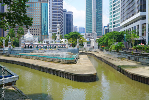 Canvas Print Masjid Jamek, River of Life, Kuala Lumpur, Malaysia