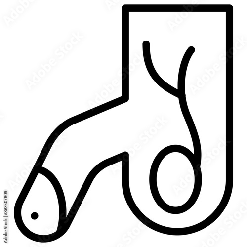 male icon illustration design with outline