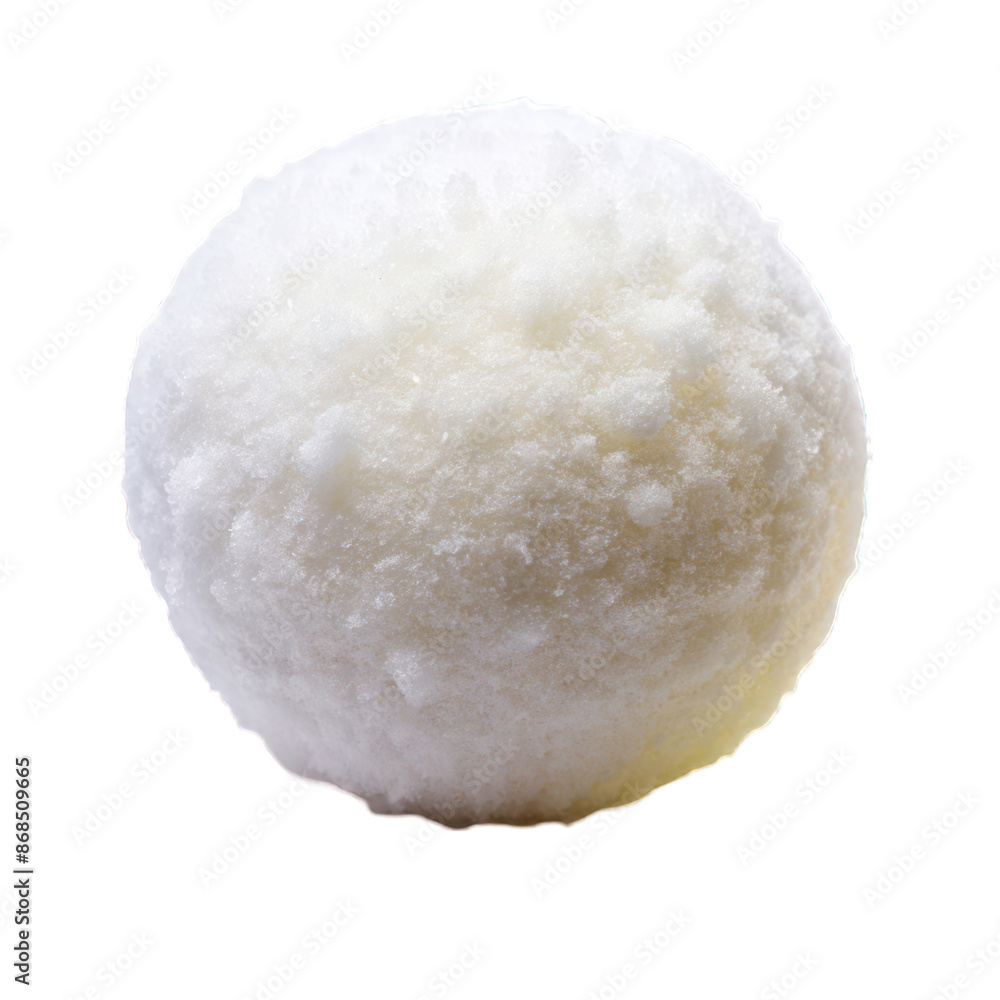 Snowball isolated on transparent background Snowball isolated on transparent background