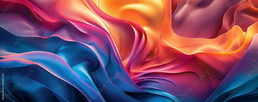 Obraz premium Abstract vibrant lines