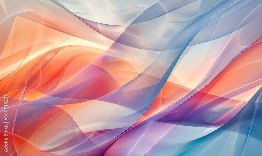 Abstract pastel shapes and lines background Abstract pastel shapes and lines background
