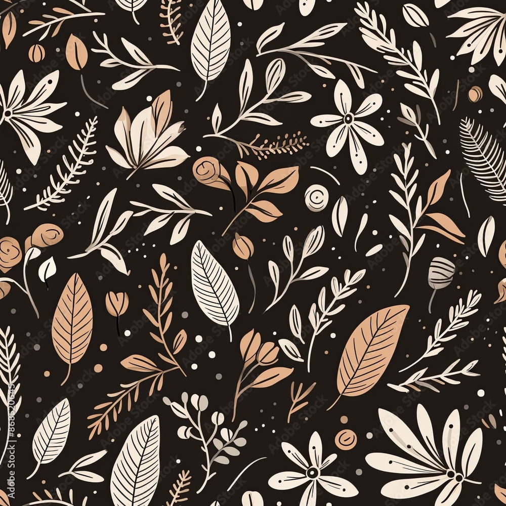 abstract seamless floral pattern abstract seamless floral pattern