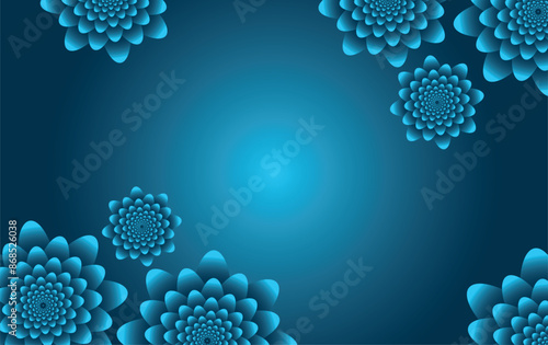 Flower Background Vector Art Illustration Graphics