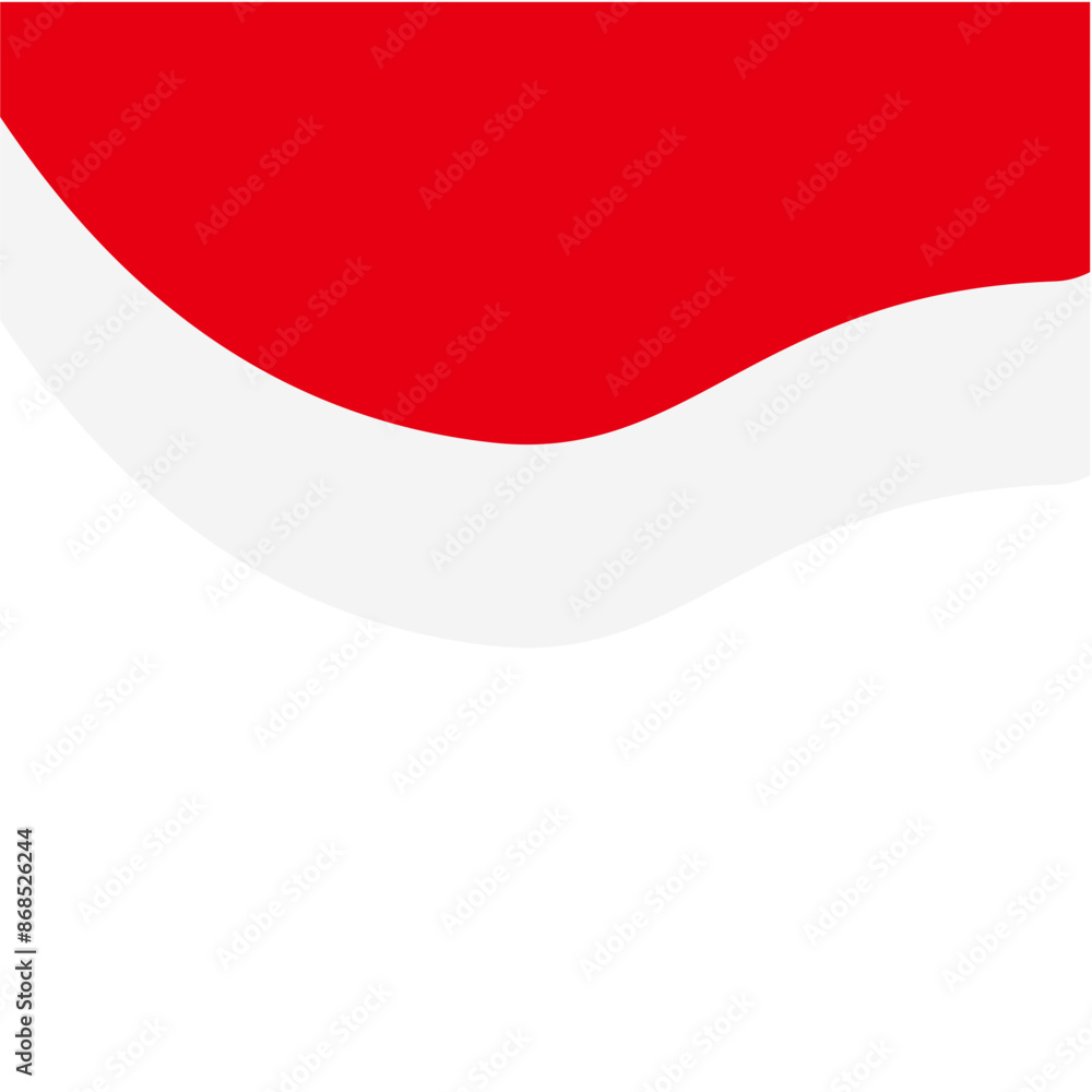 Obraz premium Red and White Top Page Divider