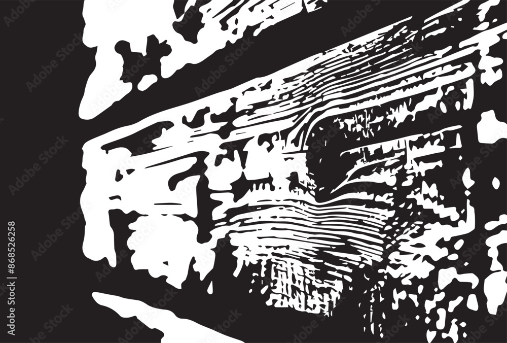 Fototapeta premium Old plank wooden wall background. The texture of old wood. Weathered piece of wood.