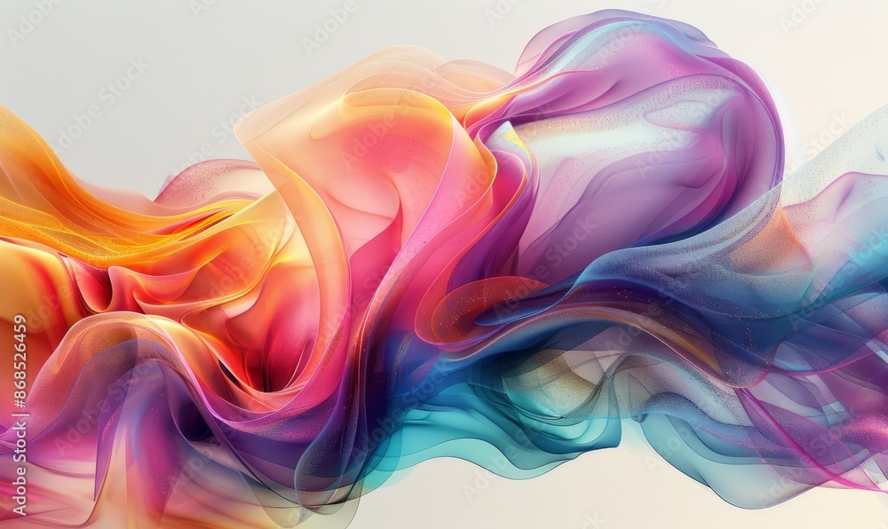 Fototapeta premium Colorful digital forms