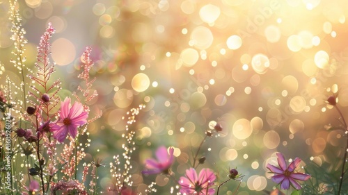 spring flowers background