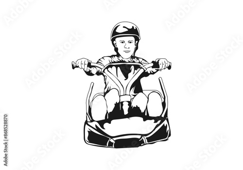 athlete black luge sportsman vector silhouette 