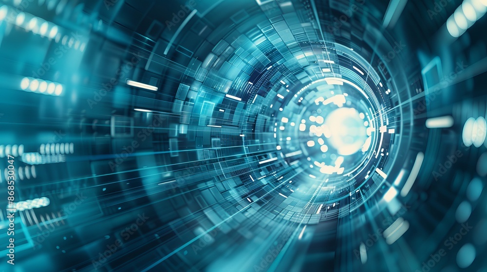 Obraz premium Innovative Futuristic Abstract Background Showcasing Modern Technology Concepts