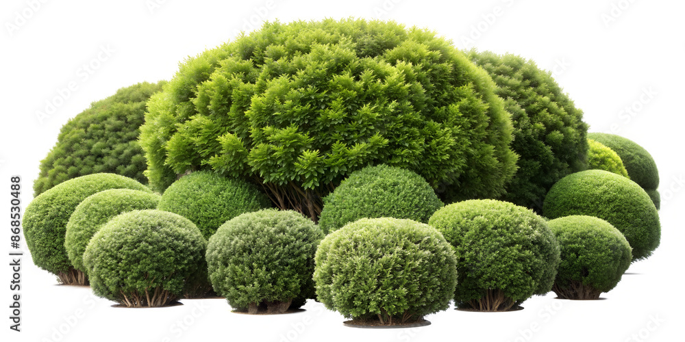 Bushes Like Tree collection of evergreen bush, tree, and shrubs (landscape-shaped ...