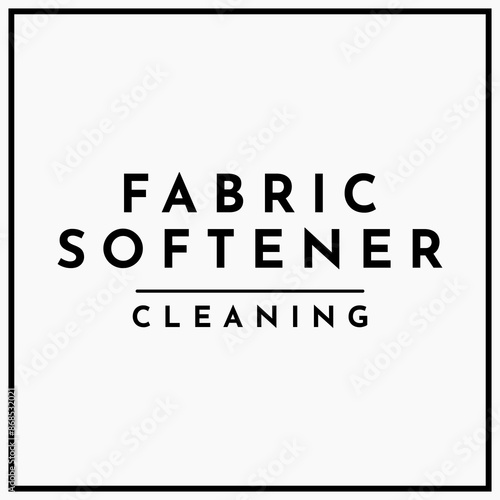 Fabric Softener, Cleaning Sticker Label 