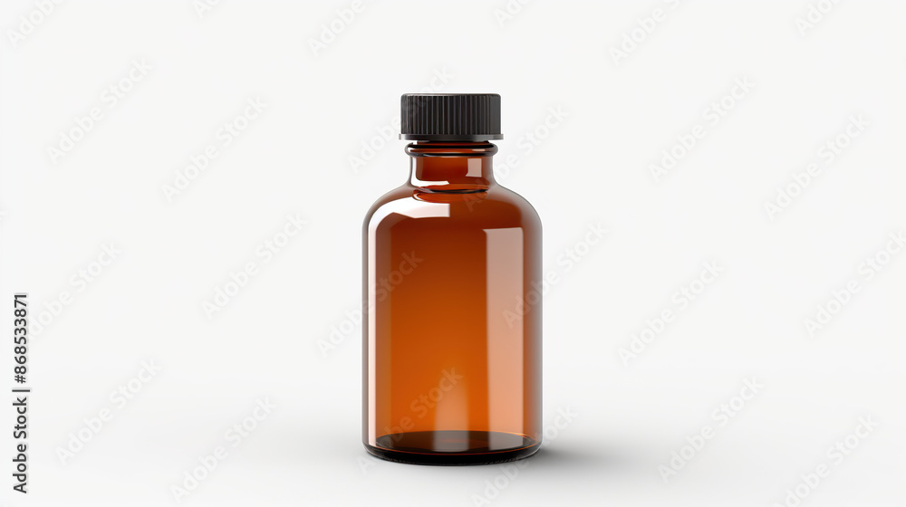 Isolated medicine bottle against a white background Isolated medicine bottle against a white background