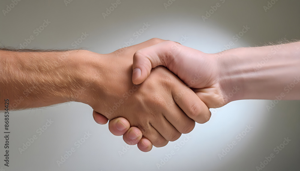 Two hands firmly shake, symbolizing trust and collaboration Two hands firmly shake, symbolizing trust and collaboration