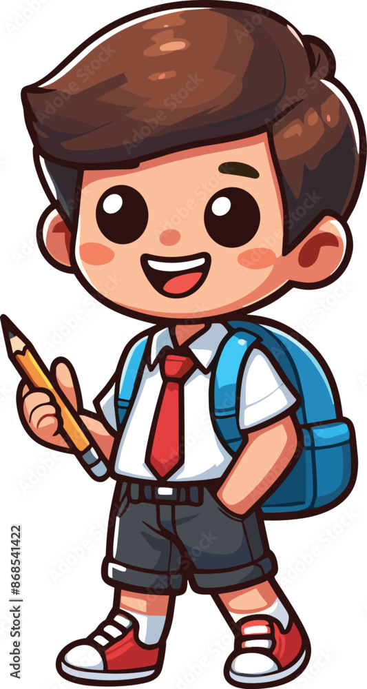 Back to School day student character for an also vector design Back to School day student character for an also vector design