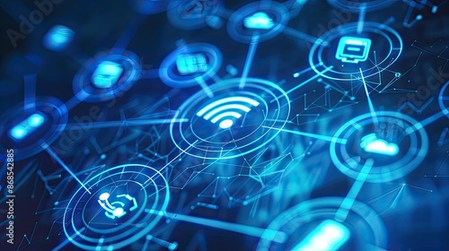 communication and network connection concept 