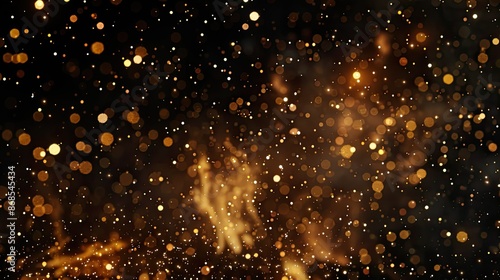 Abstract dark glitter fire particles lights 