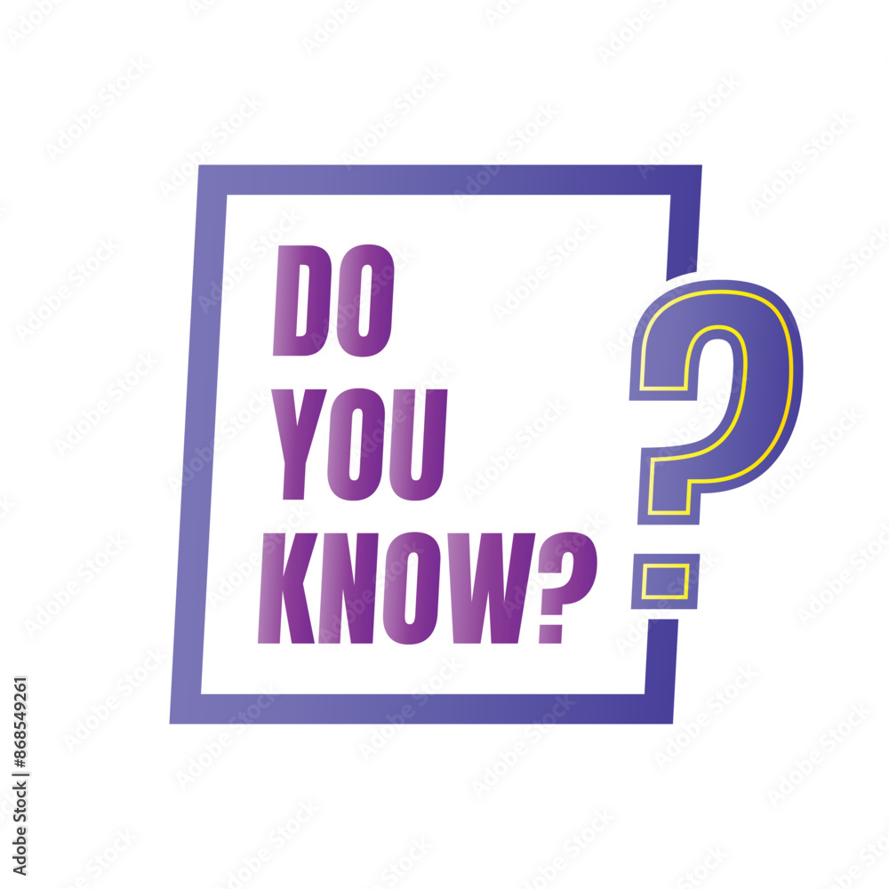 Do you know infographic learning design, Did you know fun fact education illustration, Do you know informative template design with copy space Do you know infographic learning design, Did you know fun fact education illustration, Do you know informative template design with copy space