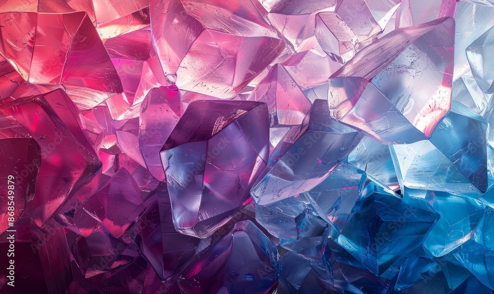 Abstract crystal texture in cool tones Abstract crystal texture in cool tones